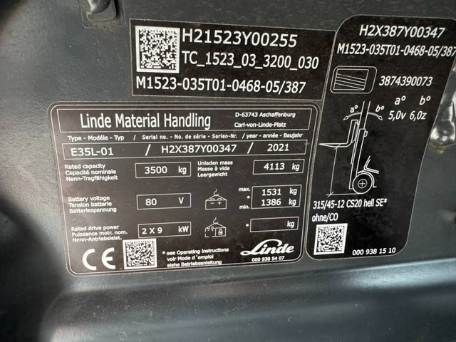 Linde E 35 L (Lithium)